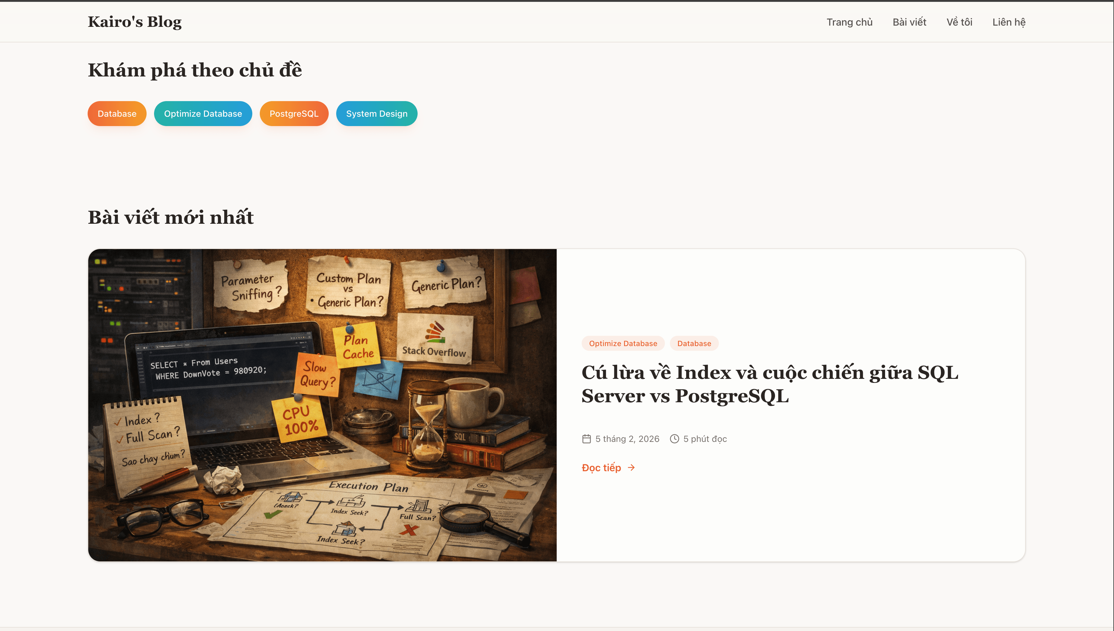 Project: Kairo's Blog